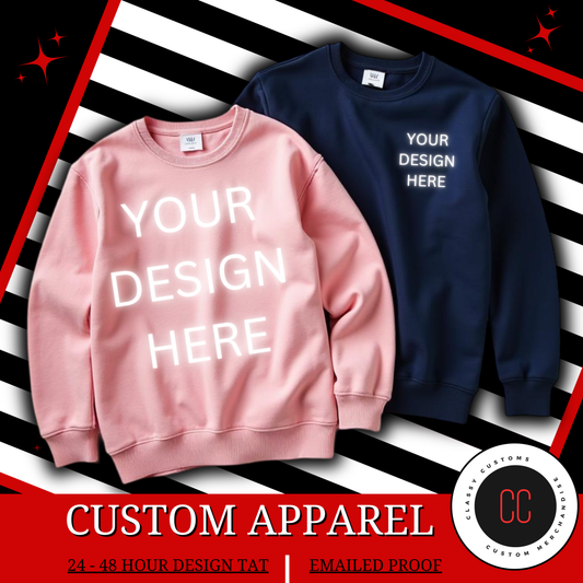 Custom Adult Crewneck Sweatshirt