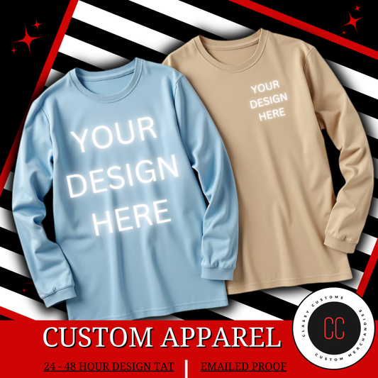 Custom Adult Long Sleeve T-Shirt