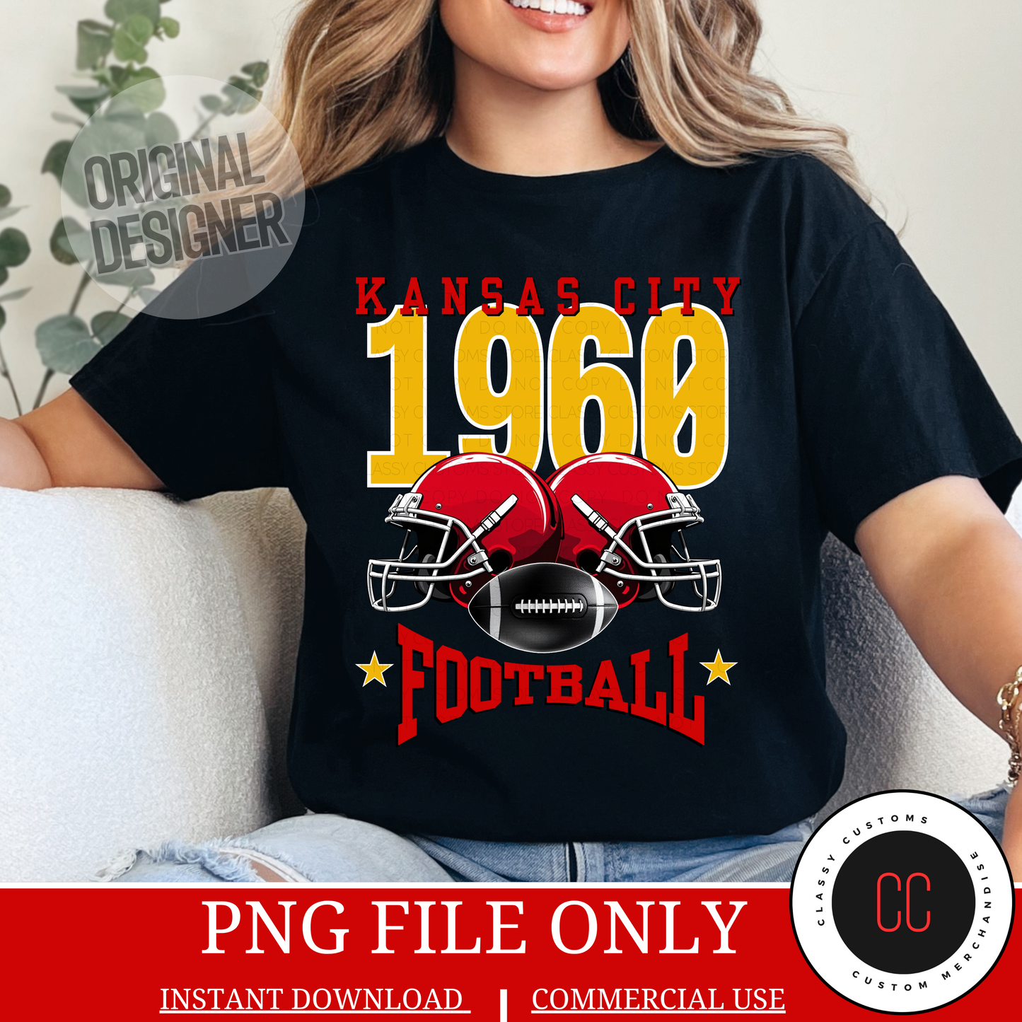 Kansas City Football 1960 PNG