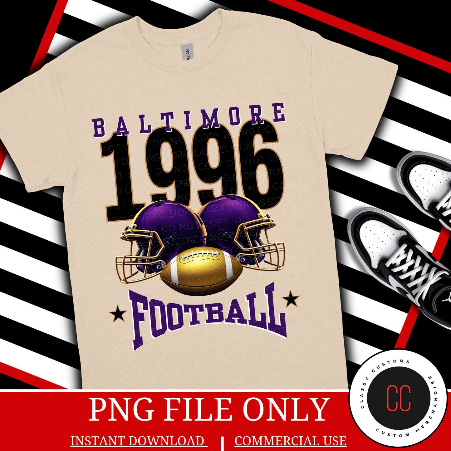 Baltimore Football 1996 PNG