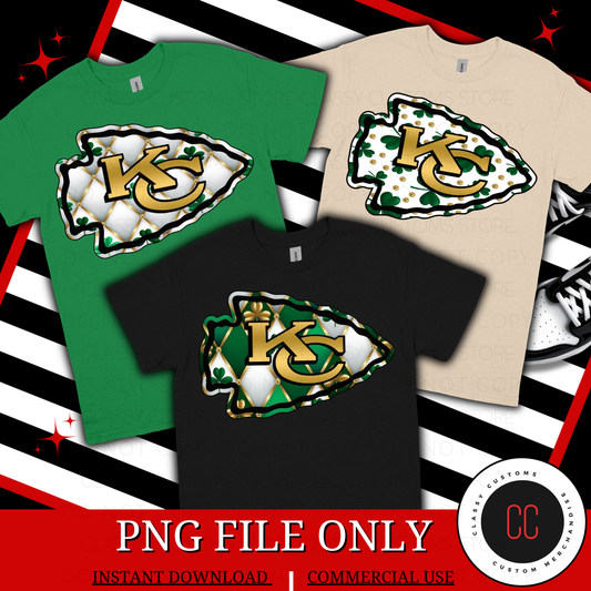 KC St. Pats Arrowhead PNG Bundle
