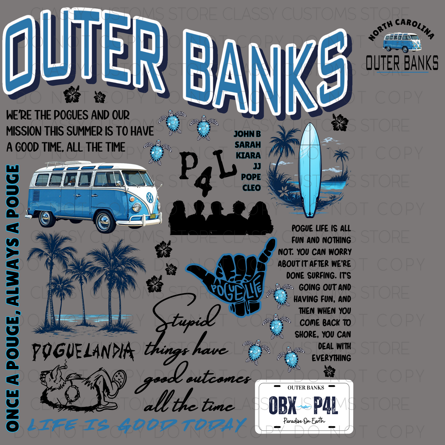 Outer Banks Front and Back PNG