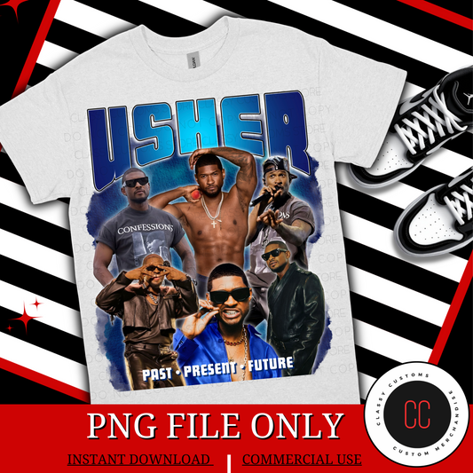 Usher Past Present Future PNG