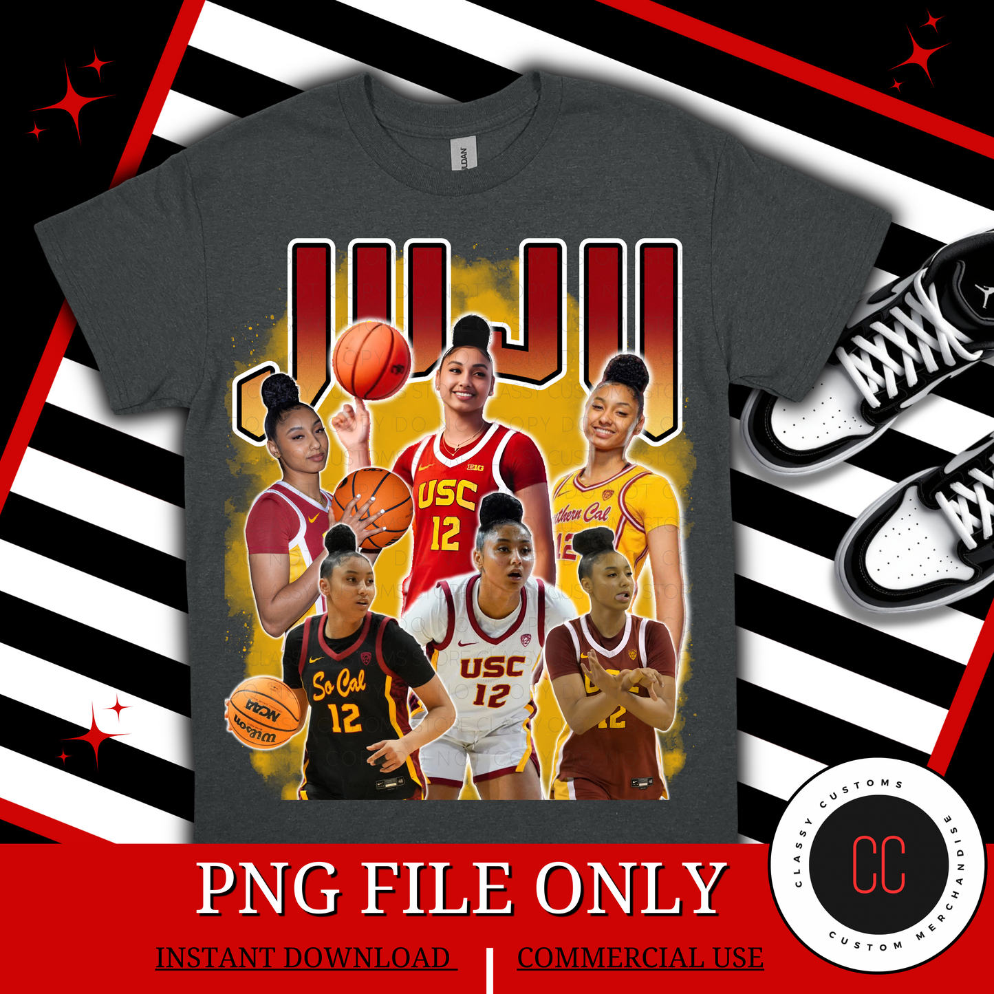 JuJu Watkins Graphic PNG