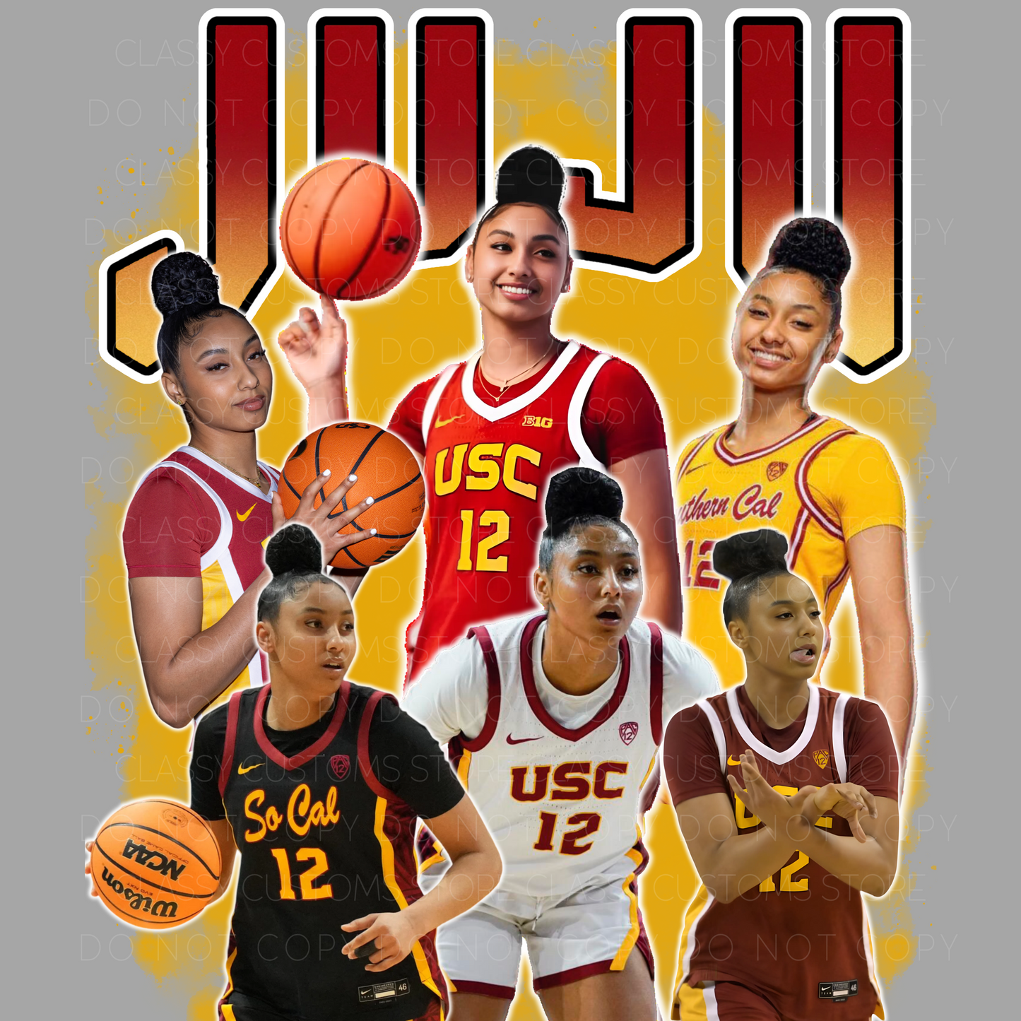 JuJu Watkins Graphic PNG