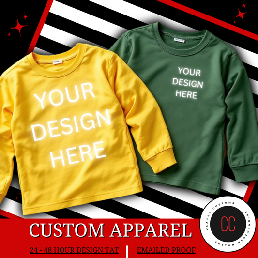 Custom Toddler Long Sleeve T-Shirt
