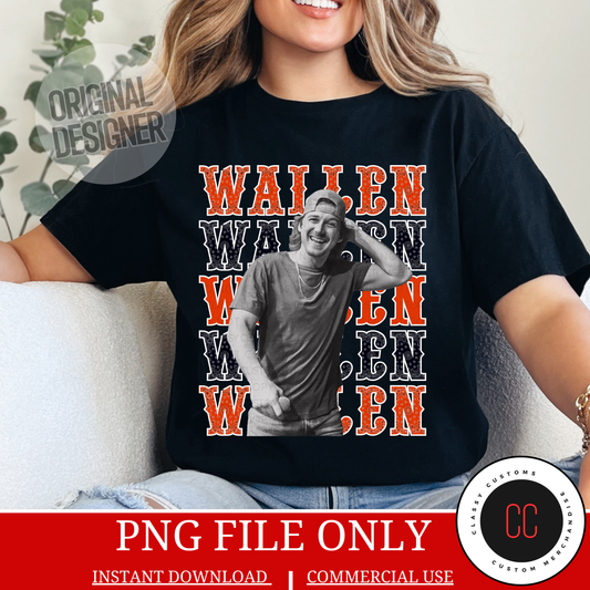 Paisleyprint Morgan Wallen PNG