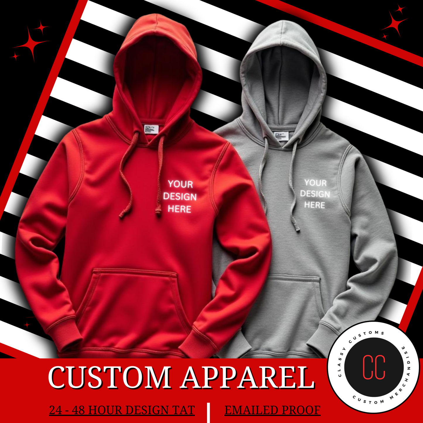 Custom Adult Hoodie