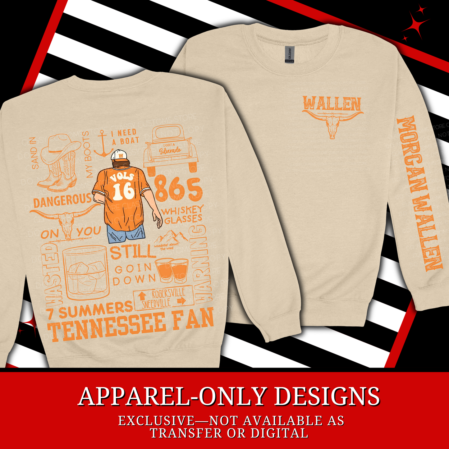 Wallen Tennessee Graphic
