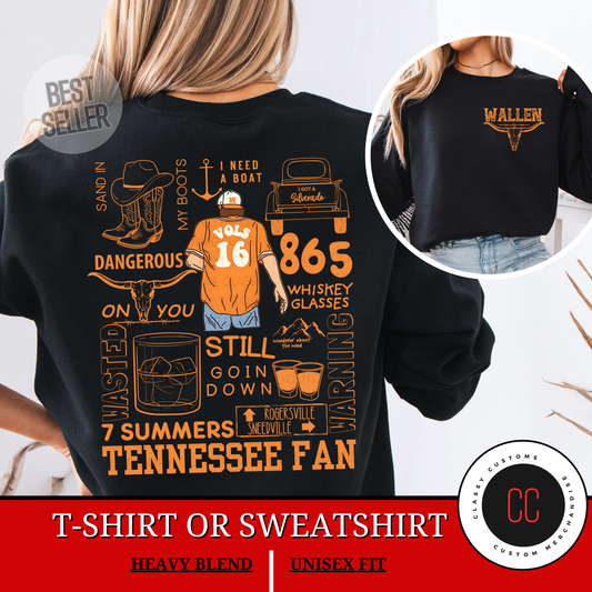 Wallen Tennessee Graphic