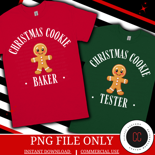Christmas Cookie Baker & Tester 2- Png