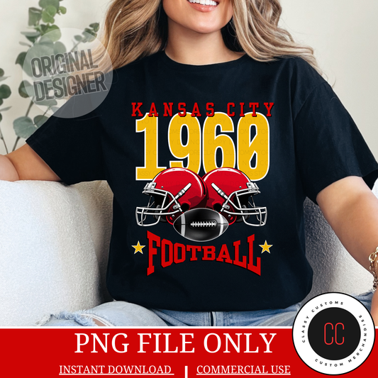 Kansas City Football 1960 PNG
