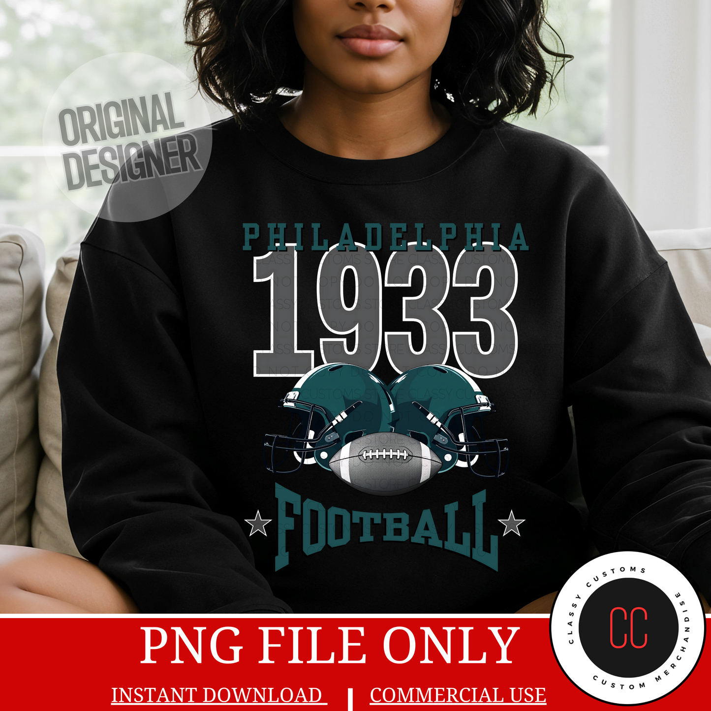Philadelphia Football 1933 PNG