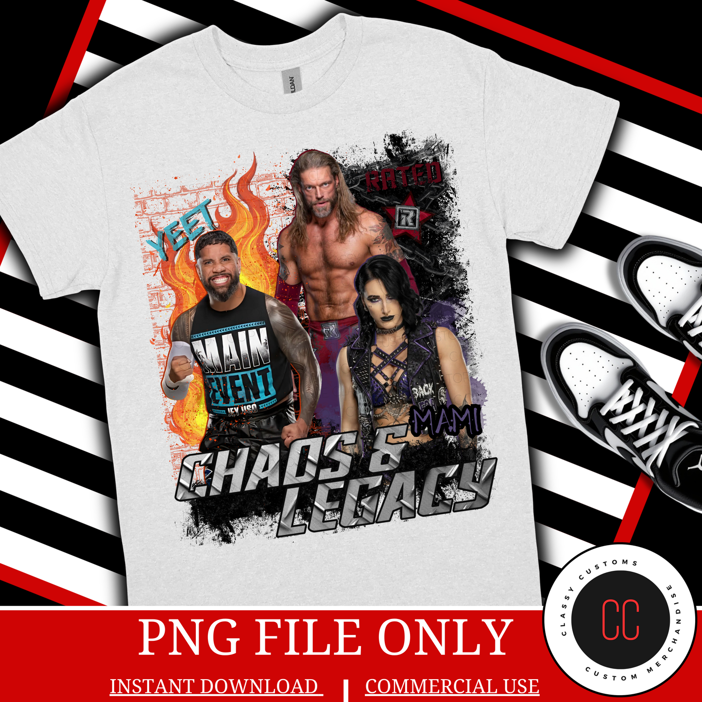 Chaos & Legacy WWE Inspired Digital