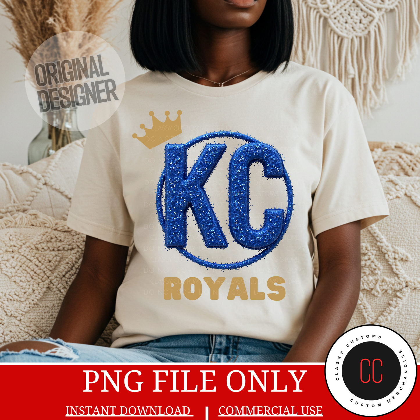 Royals - KC Glitter Burst PNG